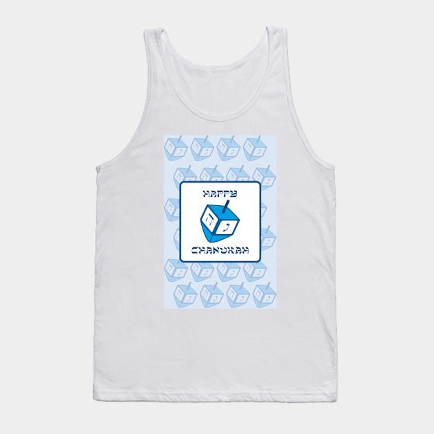 Happy Chanukah Tank Top by drfriedman1976